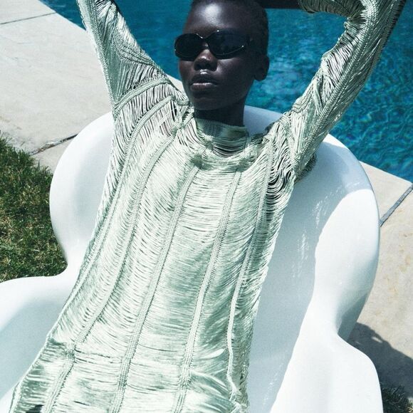 Zara openwork knit mini dress - Picture 10 of 12